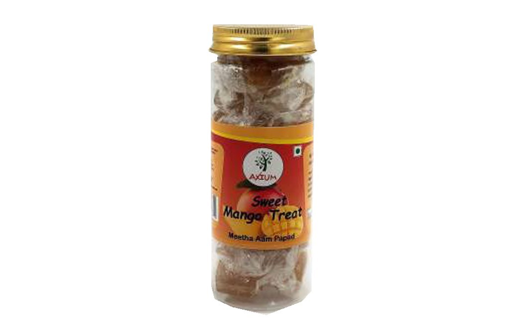 Axium Sweet Mango Treat Meetha Aam Papad   Glass Jar  170 grams